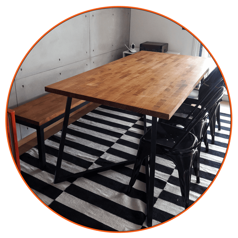 montagem foto redonda mesas e bancos (1)